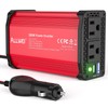 ALLWEI 300W Power Inverter DC 12V to 110V AC, Compact