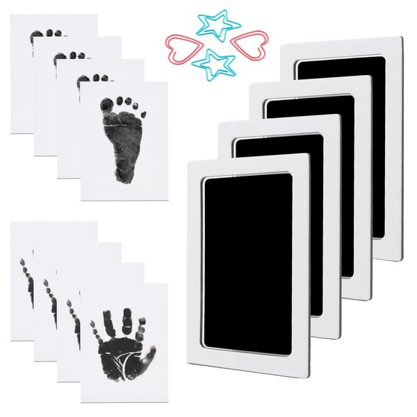 YQQZQ Baby Inkless Hand and Footprint Kit,Dog Paw Print,Dog Nose