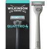 Wilkinson Sword Quattro Men’s Razor Handle, 1 Blade Refill |