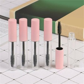 3Pcs Black 10ml Empty Mascara Tube and Wand Glass, Mascara Tubes Empty for Castor Oil, Empty Mascara Tube, Empty Mascara Bottles with Brush, Clear Glass Mascara Tube and Wand Glass DIY Cosmetics