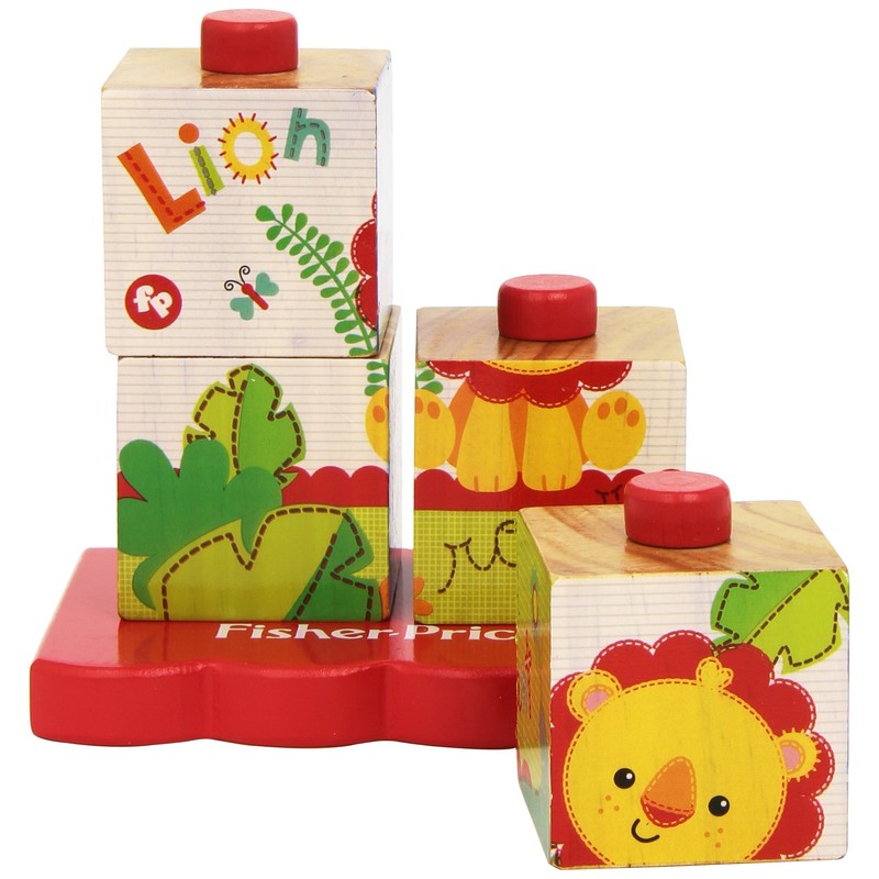 Fisher Price Stacking Block Puzzle (4 Pieces)