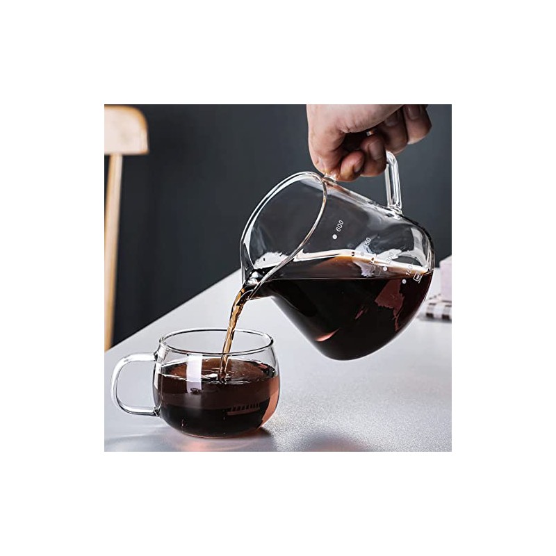 Cafetera de Vertido - Jarra de Vidrio de 20 OZ