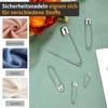 MASPHY Set di 500 spille da balia, 5 misure, robuste