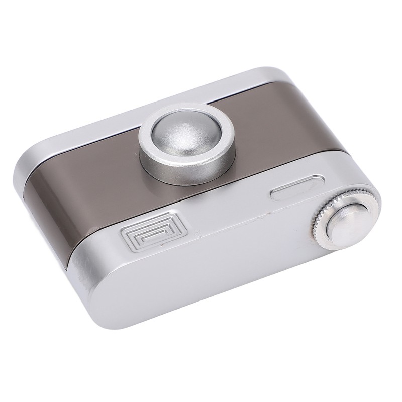 Camera Shaped ADHD Push Slider Toy Adult Metal Press Click