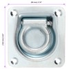 JOIKIT 6 Pack Recessed D-Ring Tie Down Anchors, Heavy Duty