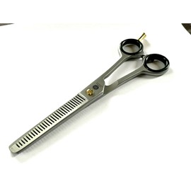 Professional GERMAN Double Teeth Hair Trimming Thinning Scissors Shears 6.5″ + FREE TWEEZERS
