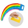 4 Pcs Paint Texture Tools, Plastic Paint Scraper Supplies Kit,