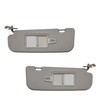 Sun Visor Fits for 2011-2015 Hyundai Elantra Gray Without Light