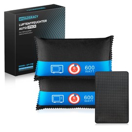 MOSRACY Car Dehumidifier, 2 x 400 g, Reusable Car Dehumidifier Bag, Against Condensation and Moisture for Clean Windscreens, Car Dryer Cushion for Fogged Car Windows