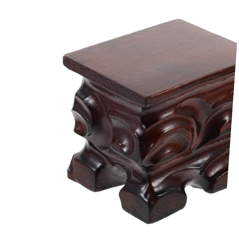 Mipcase 1PC Versatile Wooden Base for Flowerpots Chinese Style Desktop