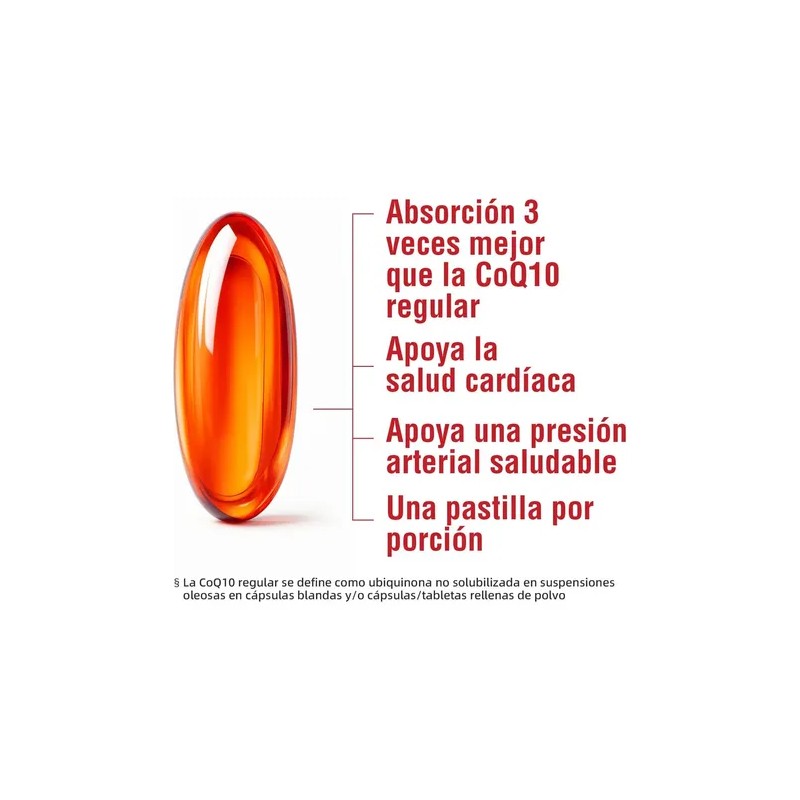 Mvpcare Ultra Ubiquinol Coq10 100mg 120caps Coenzima Q10 Sabor