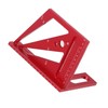 Woodworking Ruler Multifunctional Angle Measuring Ruler Aluminum Alloy Square Tool