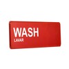 Alpine Industries Wash, Rinse, Sanitize Signage - 3 Compartment Commercial