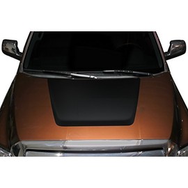Factory Crafts Blackout Hood Graphics Kit Vinyl Decal Wrap Compatible with Toyota Tundra 2014-2020 - Matte Black