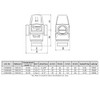'Mixer Esbe VTA32235-60°C, 3/4Male PN10, Max 95°C 1.5KVS