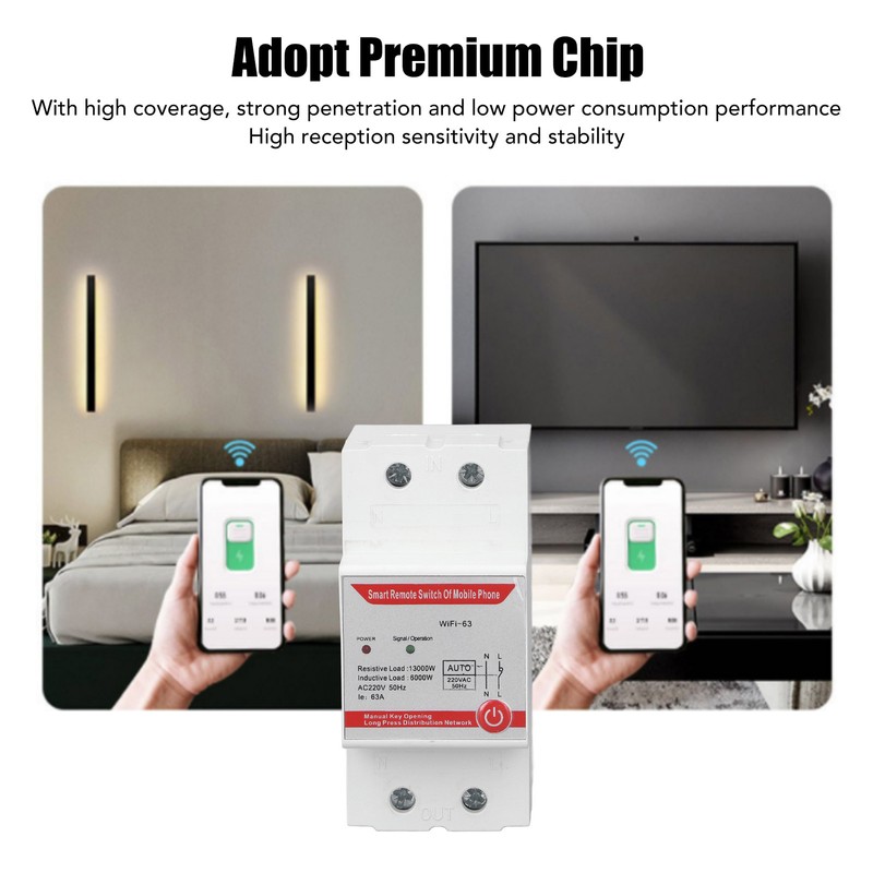 Smart Remote Switch Large Range Multi Person Sharing Home Timer