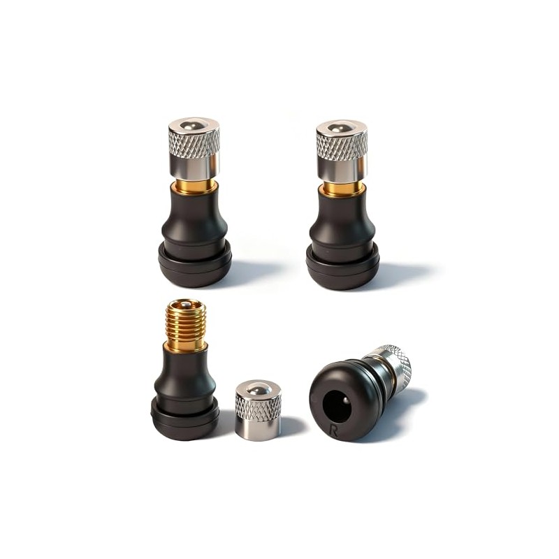 GYL Vacuum Valve for Electric Scooters 4 Pcs Tubeless Tire