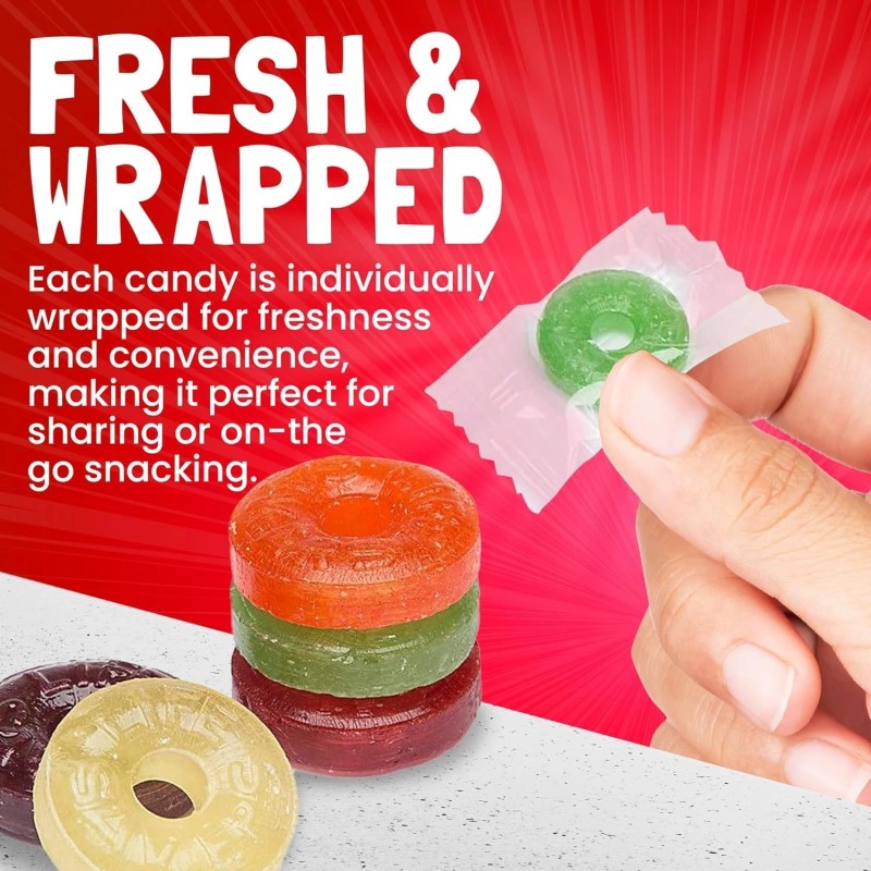 Life Savers 5 Flavors, Assorted Fruit Flavored, Bulk Hard Candy