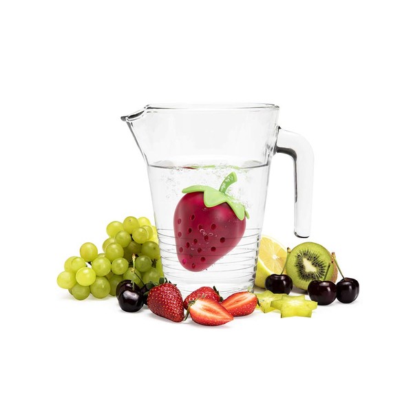 OTOTO DESIGN 91652 Strawberry Infuser, W 3.0 x D 3.0