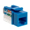 Cat5e Keystone Ethernet Wall Jack Punch Down UTP 45-Degree (Easier