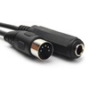 SiYear 6.35mm Female 1/4" TRS to DIN 5 Pin MIDI