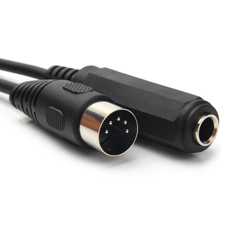SiYear 6.35mm Female 1/4" TRS to DIN 5 Pin MIDI