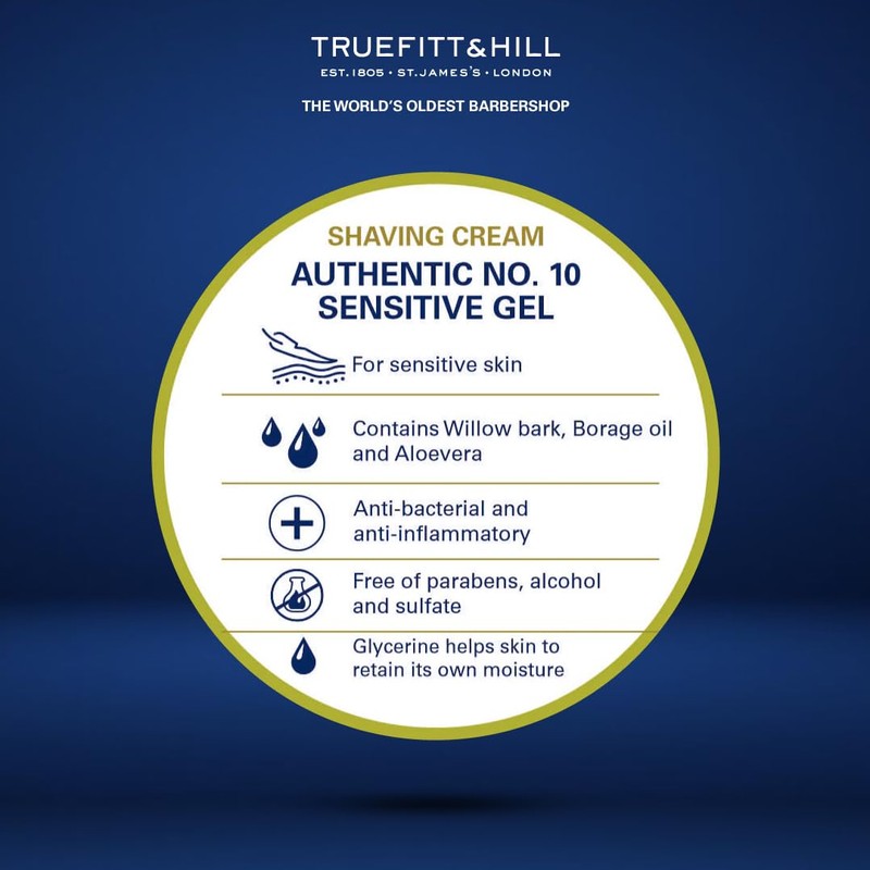 Truefitt & Hill Sensitive Shave Gel - No. 10 -