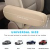 Dickno 2 PCS Car Front Seat Armrest Covers, Elastic Fabric