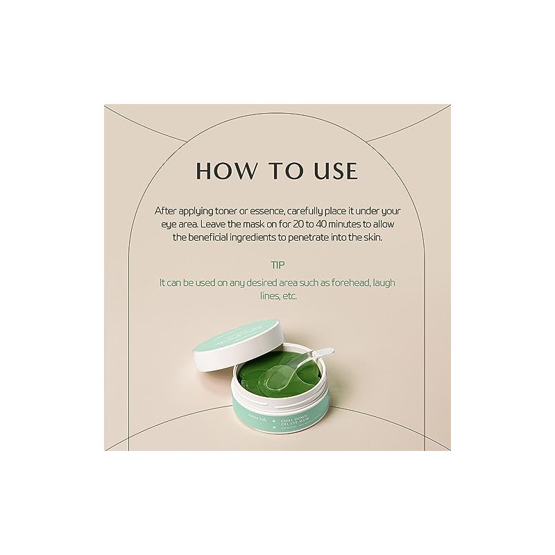 Mascarilla De Gel Chill Down 60Ea (30Pairs) - Parche De