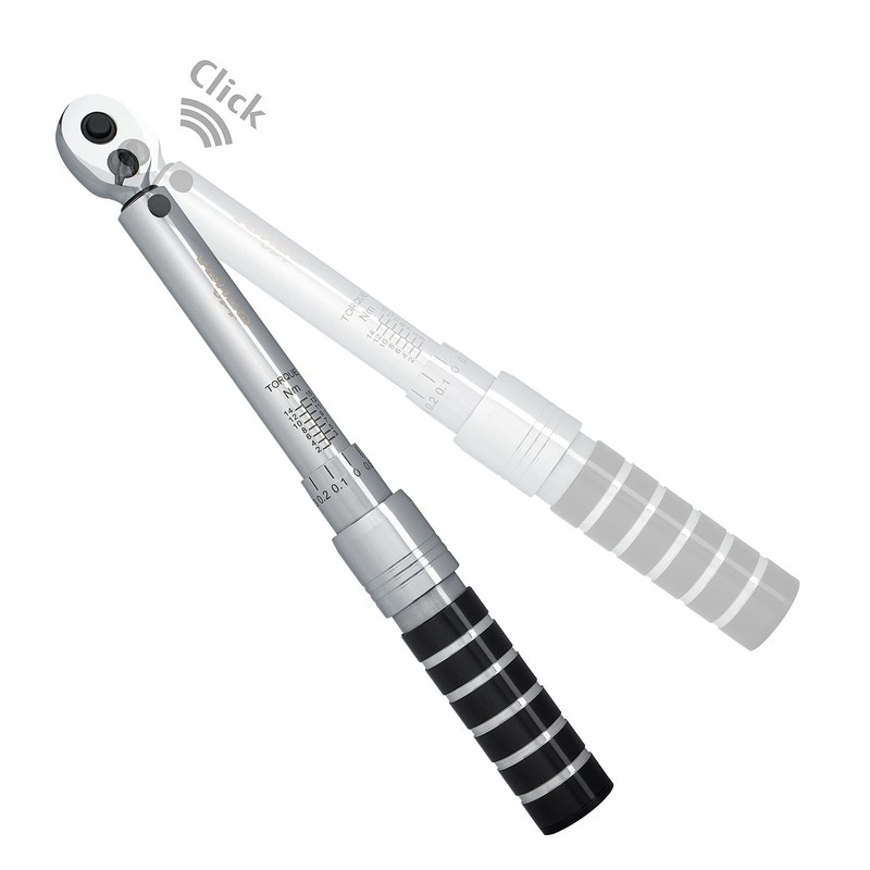 Venzo 1/4 Inch Driver Click Torque Wrench Set - 2