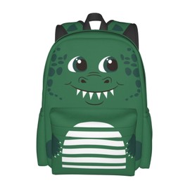 Dinosaur Backpack Adjustable Strap Shoulder Bag Laptop Backpack Casual Daypack For Travel Work 16 Inches