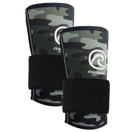 Rehband RX Wrist Support Power Max Wrist Brace, 3-in-1 Neoprene Wrist Support Strength Training, Protects during Kettlebell Training, Stabilises Wrist, Colour: Camo, Size: M