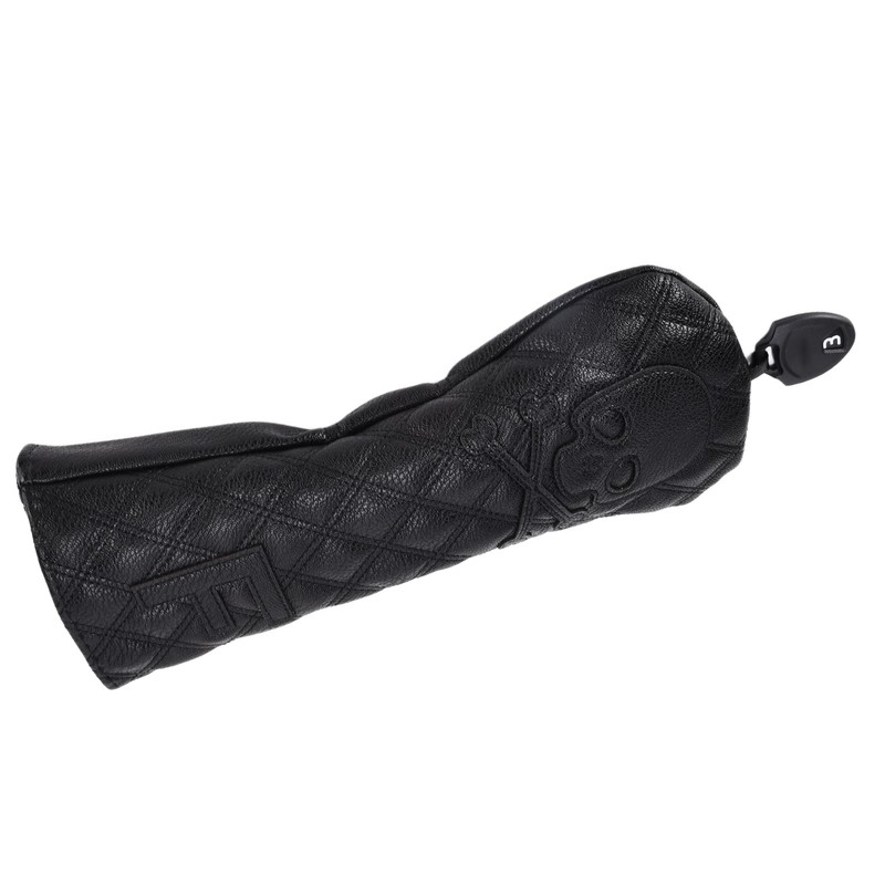 PU Leather Golf Wood Head Covers Waterproof Golf Skull Pattern