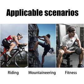 Hydration Running Belt, Breathable Waist Pack with Water Bottle Holder & Earphone Hole Lightweight Waist Bag for Cycling Walking Running Hikincycling (Black, 28 * 21 * 20cm)