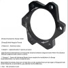 Unbranded Advanced Economical Compact Mountain Bike Disc Brake Flange Base
