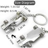 Seadiquiet Silver Novelty F1 Formula 1 Racing Car Charm Keyring