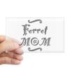 CafePress Ferret MOM Rectangle Bumper Sticker Car Decal