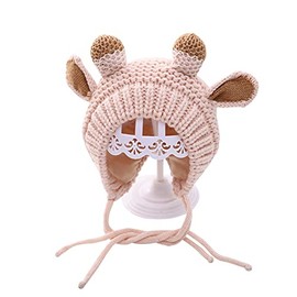 IMLECK Hand Crocheted Cute Cartoon Little Cow Knit Hat Infant Toddler Baby Hat