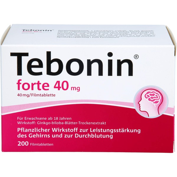 TEBONIN Forte 40 mg Film-Coated Tablets Pack of 200