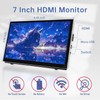 HAMTYSAN Raspberry Pi Mini Screen Monitor, 7 Inch Screen 800x480