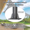 2pcs Sun Shade Poles Outdoor - 10ft 2.36" Diameter Heavy