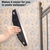 Paint Shield,Paint Guard for Cutting in,Black 12inch Multi-Purpose Straight Edge