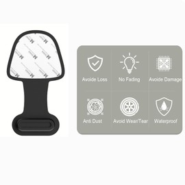 Jstincal USB C-Type Anti Loss Dust Plugs, USB C-Type Port Silicone Dust Covers, with Detachable Adhesive for Mobile Phone,Compatible with 15, 16 Plus Pro Max..., All USB C Ports