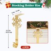 Kungfu Mall Christmas Stocking Holders Gold, Christmas Stocking Holder Hooks