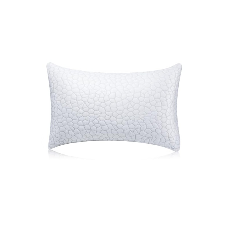 PlushHavenCloud Cooling Pillows for Sleeping 1 Pack, Shredded Memory Foam