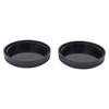 2PCS Lens Rear Caps ABS Plastic Snap On Lens Back