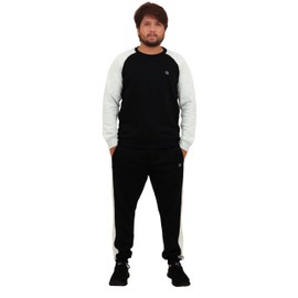 Bahob® Mens Tracksuit Set 2 Piece Sweatshirt and Joggers for Men Fleece Tracksuit Sets Gym Casual Exercise Running Sport Lounge Wear S-XXL (MRTS-151-A, Medium)