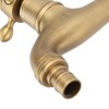 Vintage Solid Brass Single Handle Faucet for Washing Machine Wall
