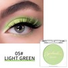 Erinde Single Green Eyeshadow Palette, Nude Shades Green Matte Eyeshadow