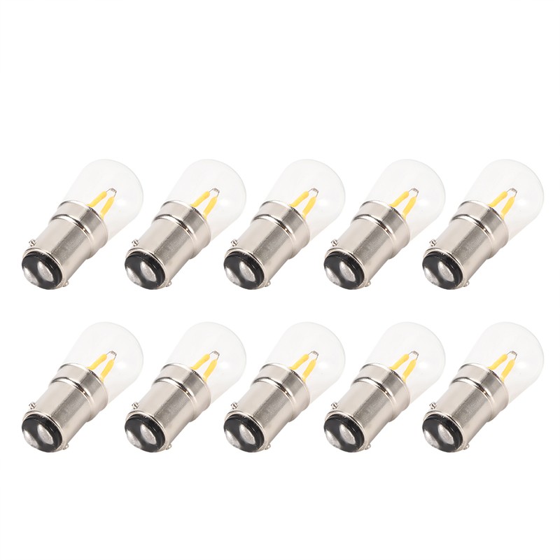 10Pcs B15 1.5W AC230V Dimmable Short Filament Mini LED Light
